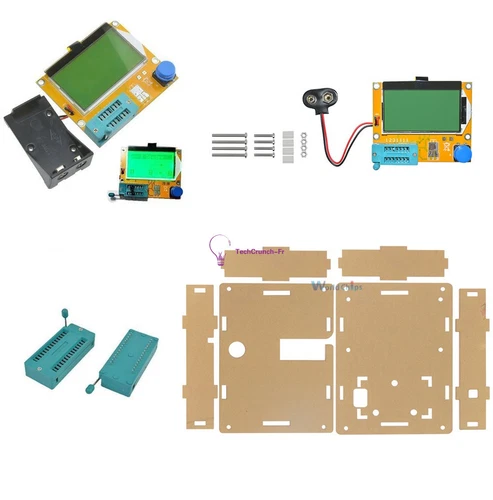 LCR-T4 Mega328 Transistor Tester Diode Triode Capacitance ESR Meter MOS NPN/PNP