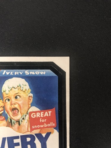 1979 Topps Wacky Packages Sticker Ivery Snow soap NG Tan - Picture 3 of 6