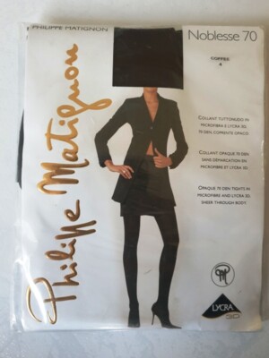 PHILIPPE MATIGNON STRUMPFHOSE BLICKDICHT NOBLESSE 70 DEN GRÖSSE 4 FARBE KAFFEE