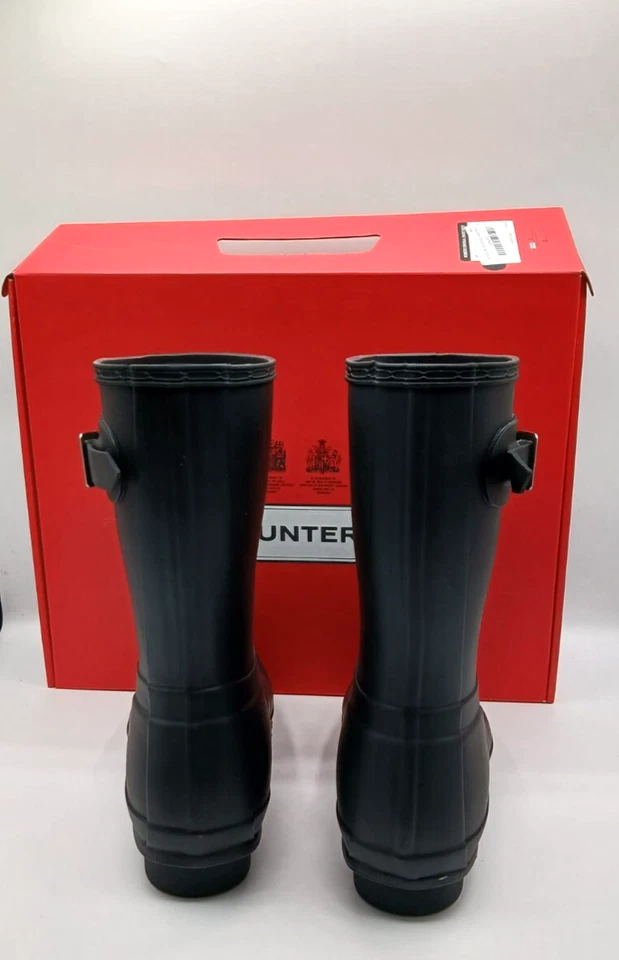 Bota Corta Hunter Original Mujer Negra US 7 EU 38 Foto 4 de 4