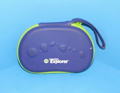 LeapFrog Leapster Explorer Device w/4 Games & Carry Case NO Battery Cover L@@K - Picture 7 of 10