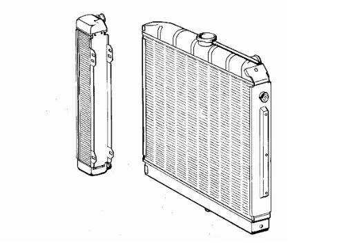 👍RADIATOR Fit Mercedes Benz W108/W109 280 SE/SEL 300 SE/SEL 1966-1980 - Image 2 of 4