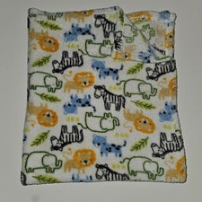 Baby Gear Elephant Zebra Lion Leopard Fleece Blanket Lovey Boy Girl READ