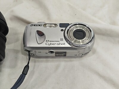 Sony Cybershot DSC-P73 4.1MP Digital Camera w/ 128 Mb Memory Stick