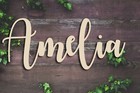 Personalised MDF Joined Names Custom Cut Out Wooden Letters Shapes 3mm Thick