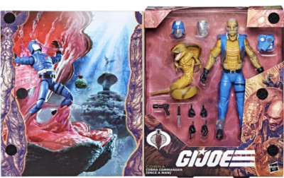 GI JOE CLASSIFIED SDCC # 130 COBRA COMMANDER ONCE A MAN MISB NEW *