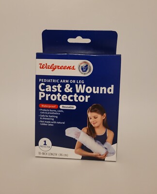 Pediatric Arm/Leg Cast & Wound Protector(Walgreens) Waterproof Reusable, 18''