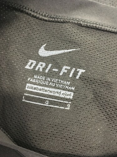 Nike Athletic Tank Shirt Men's Sleeveless Tight Fit Athletic 519983, Black White - Picture 9 of 11