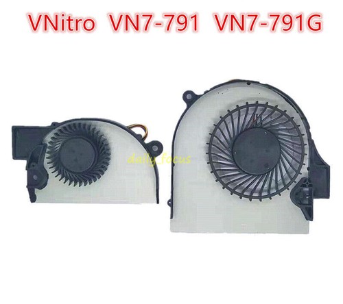 New Laptop CPU+GPU Cooling Fan For Acer VNitro VN7-791 VN7-791G DC5V 0.50A 4PIN - Bild 2 von 2