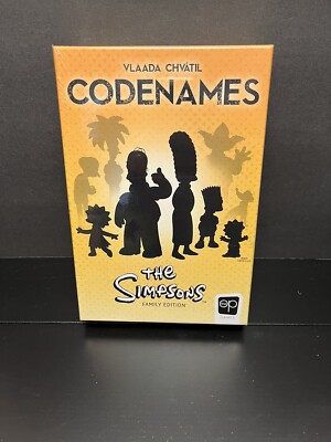 The Simpsons Codenames Vlaada Chvatil Board Game OP Games Family Homer Bart NEW