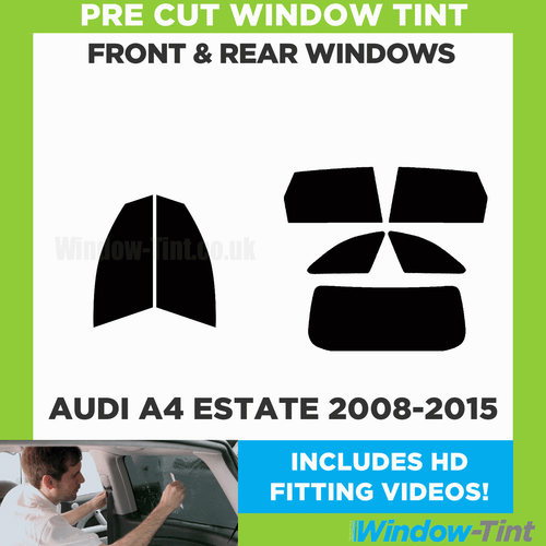 For Audi A4 Estate 2008-15 Full Pre Cut Window Tint Kit Front & Rear Car Film - Picture 2 of 10