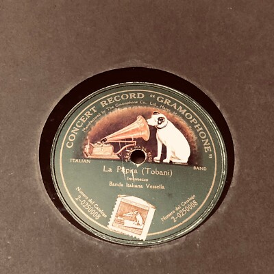 DISCO GRAMMOFONO 78G. LA PEPITA TOBANI-MATTINO MERIGGIO E SERA SUPPE CM.30