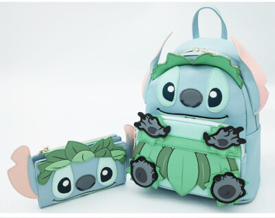 Lilo& Stitch Loungefly Backpack Women Mini Shoulder Bag Luau