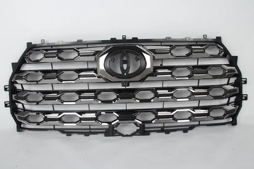 Parrilla de parachoques delantera cromada ahumada apta para Toyota Tundra Platinum 2022-2024 - Imagen 12 de 12