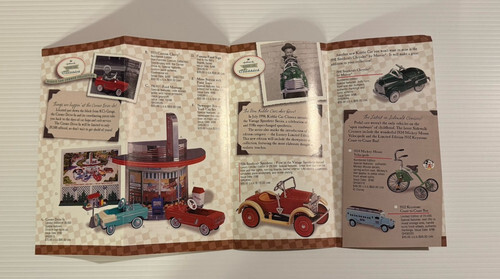 Rare 1998 Fall Hallmark Kiddie Car Classics Brochure Pamphlet Catalog Drive-In - Bild 6 von 12