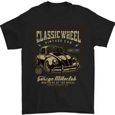 Classic Wheel Motorcycle Motorbike Biker Mens T-Shirt 100 Cotton