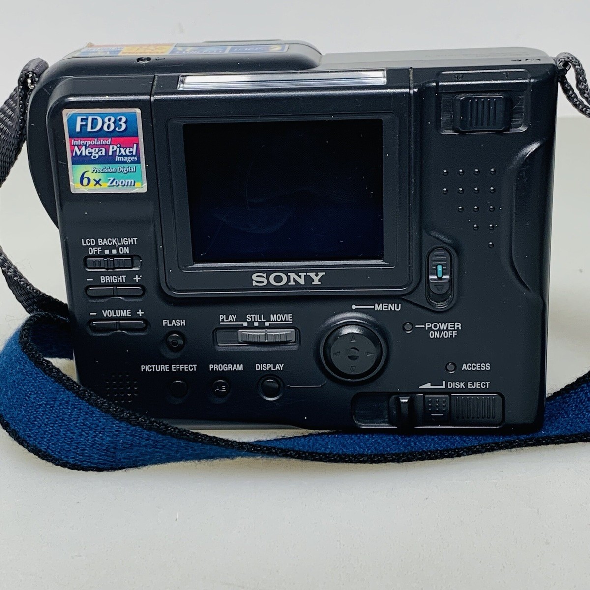 SONY MVC FD83 デジカメ　セット Sony Mavica MVC-FD83 0.9MP Digital Camera - Silver (MVCFD83