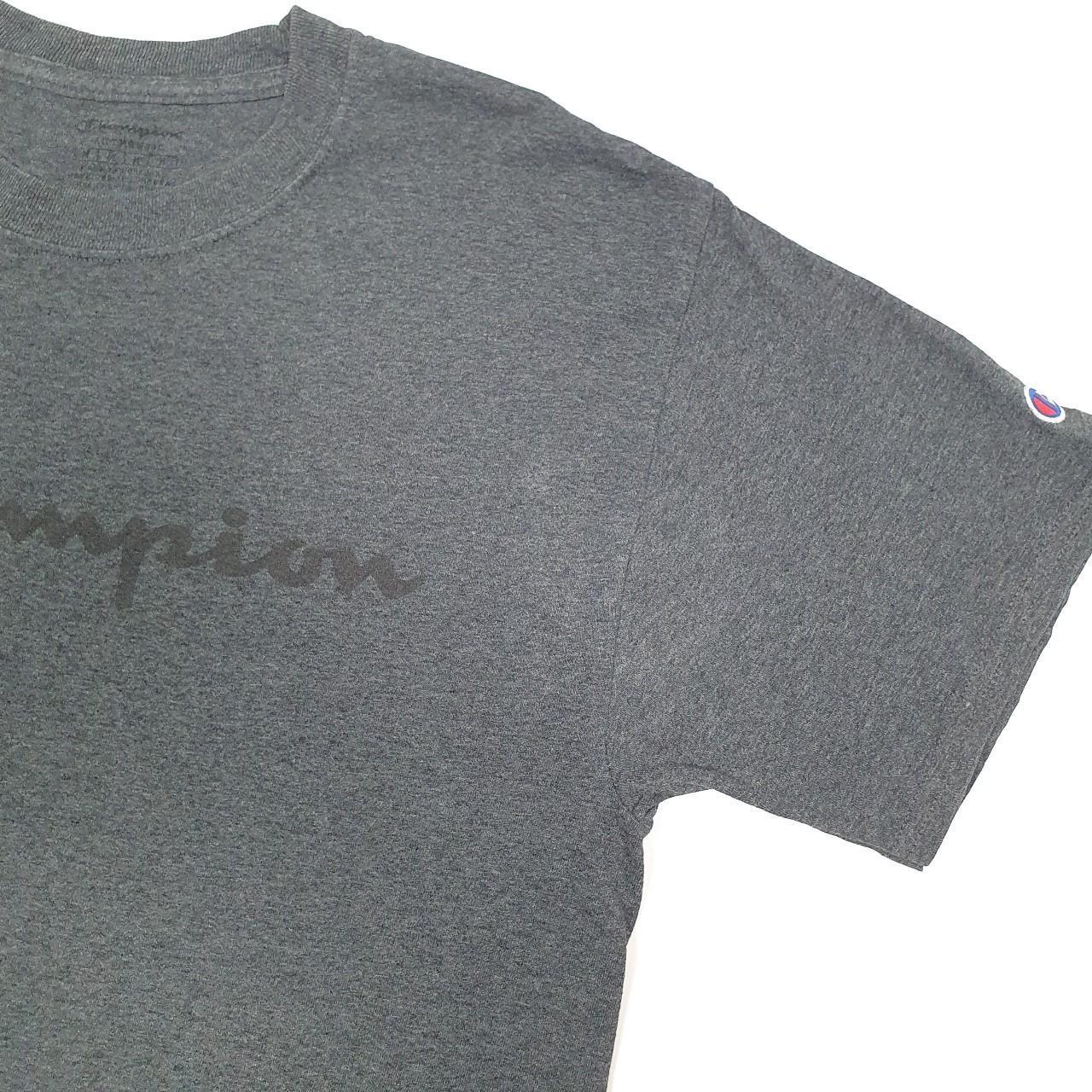 CHAMPION Grey T Shirt Tee Short Sleeve Mens M image 4