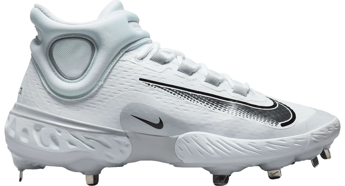 NIKE Alpha Huarache Elite 4 Mid Metal Baseball Cleats Men s 11 FD2744 100 95