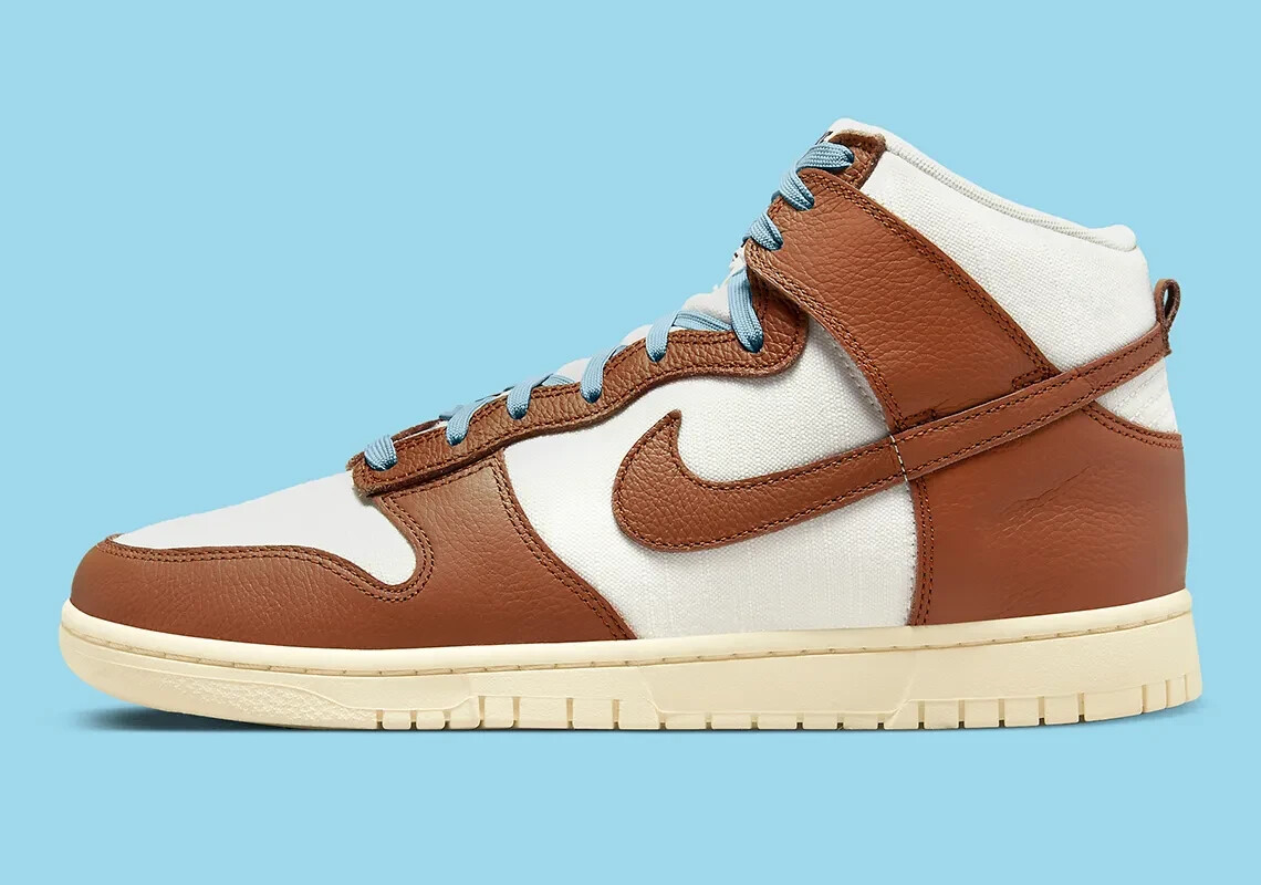 Nike Dunk High PRM Shoes Vintage Pecan Sail DQ8800-200 Men's Sizes