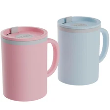 Copco Iconic 16 oz. Mug Set of 2 - Light Blue & Pink