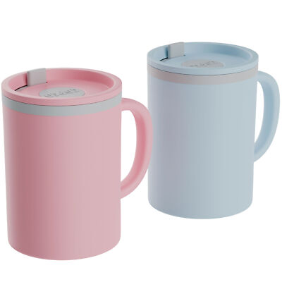 Copco Iconic 16oz Double Wall Insulated Desk Mug with Lid and Handle, Set  of 2 | eBay