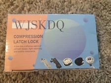 WJSKDQ Compression Latch Lock 2 Pc. For Doors, Cabinets