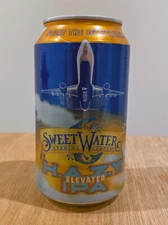 Delta Airlines  Sweetwater Brewing  Hazy "ELEVATED" IPA Craft Microbrew Beer Can