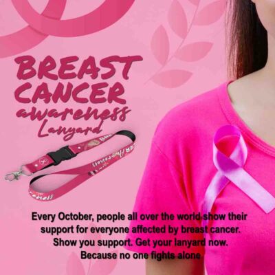 Breast Cancer Awareness Lanyard