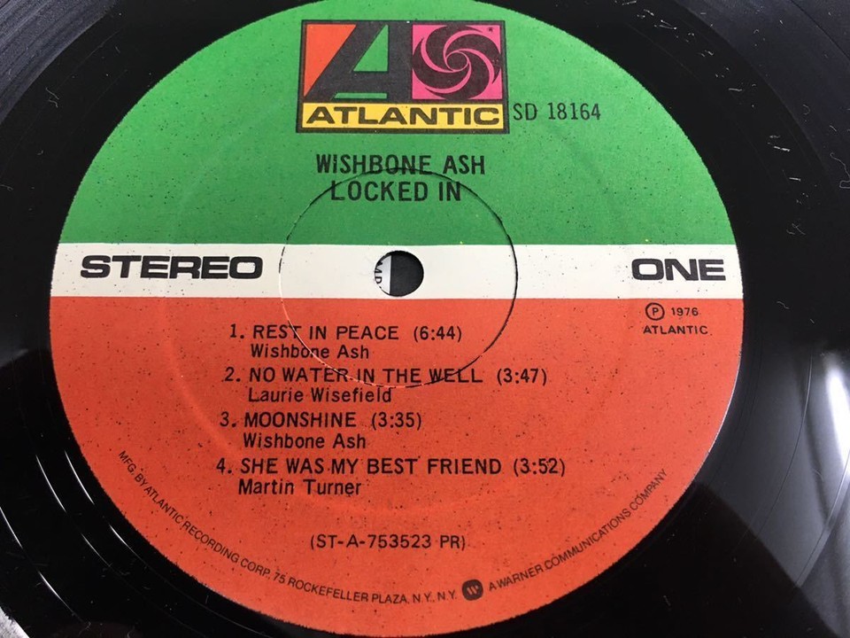 Wishbone Ash Used LP US Original Edition Wishbone Ash Locked In Cut Edi