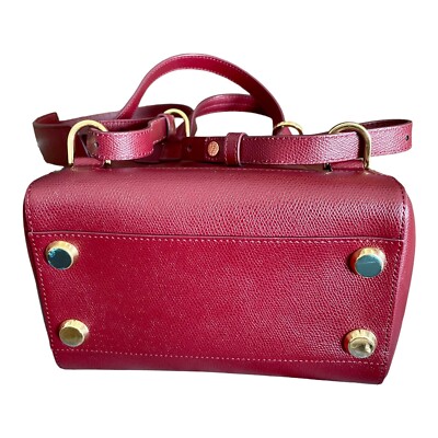 Senreve Mini Maestra Bag Chianti Leather Tote Backpack  display picture 3