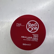 Red One Aqua Hair Wax Maximum Control 5oz