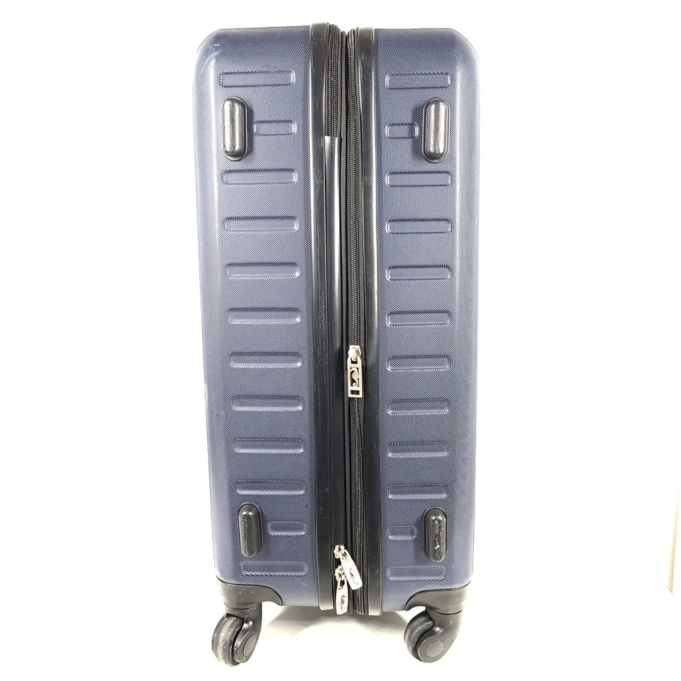 Atlantic 25" Spinner Expandable Check In Luggage Hardcase Navy Blue - Image 4 of 4