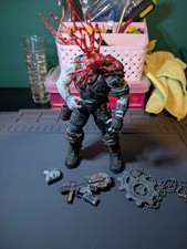 NECA 7" Gears of War Headshot Locust Drone Action Figure (Unsealed w/ Weapon)