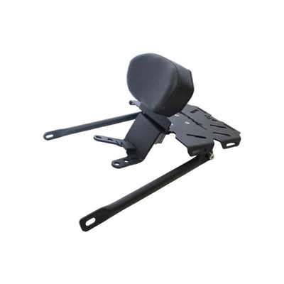 CNC Carrier with Backrest Black Moto Care for TVS Apache RTR 200 Luggage Rack