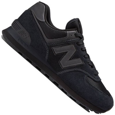 New Balance 574v3 Herren-Sneaker Turnschuhe Sportschuhe Schuhe Schwarz NEU