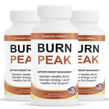 (3 Pack) Burn Peak for Advanced Weight Loss, BurnPeak Fat-Burner Formula