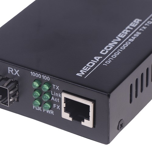Gigabit SFP Media Converter SFP Transceiver 10/100/1000M Fiber Optic Switch CJ - Picture 5 of 12
