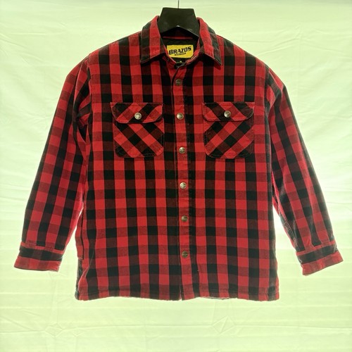 Brazos Work Force Buffalo kariertes Hemd Flanell Jacke (M)