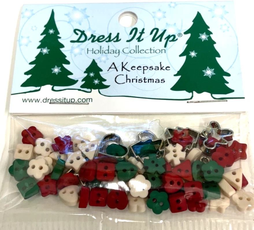 dress it up holiday collection buttons Novelty/Dress-It-Up Shapes Cardmaking & Scrapbooking for sale Candy