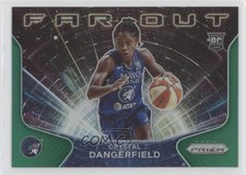 2021 Panini Prizm WNBA Far Out Green Prizm Crystal Dangerfield #5 00em