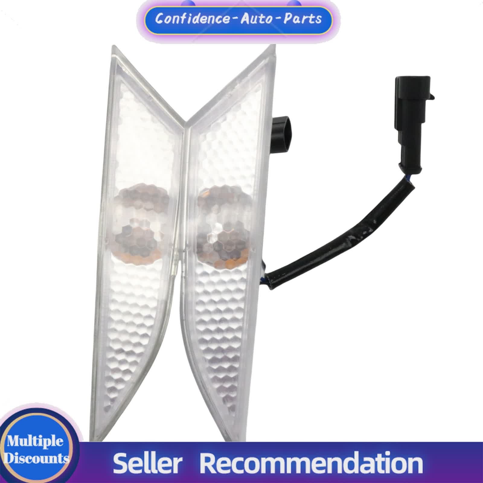 2x Front Bumper Side Marker Indicator For Lamborghini Gallardo LP560-4 LP550-2