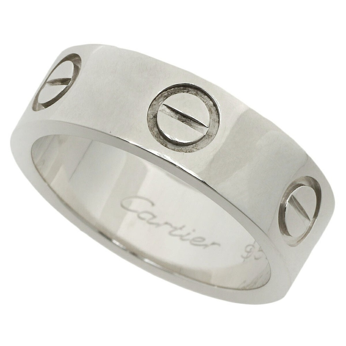 Cartier Love Ring, Platinum, Pt950, #47, Approx. Size 7