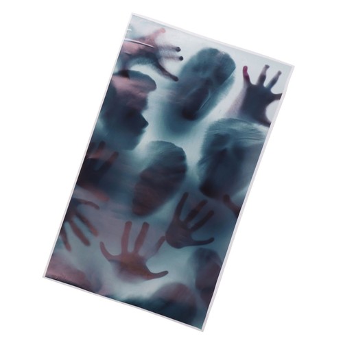 Halloween Scary Glass Window Decoration Stickers Party Haunted House Blood Handp - Picture 20 of 24