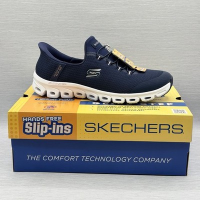 Skechers Glide Step Sneakers Women's 10 Blue Lightweight Navy Walking 104547