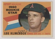 1960 Topps Sport Magazine 1960 Rookie Star Lou Klimchock #137 0ji1