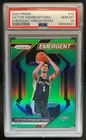 2023-24 Panini Prizm Victor Wembanyama Emergent Prizm Green RC #12 Spurs PSA 10