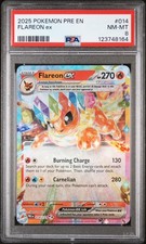 2025 Flareon Ex 014 14 Prismatic Evolutions Pokemon PSA 8 on eBay