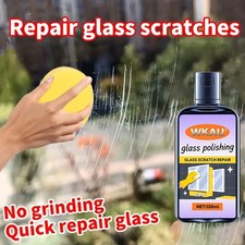 Polish Crema Lucidante Vetri Auto Rimuovi Graffi e Aloni 120ml Parabrezza