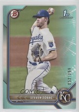 2022 Bowman Draft Aqua /199 Steven Zobac #BD-101 15tx